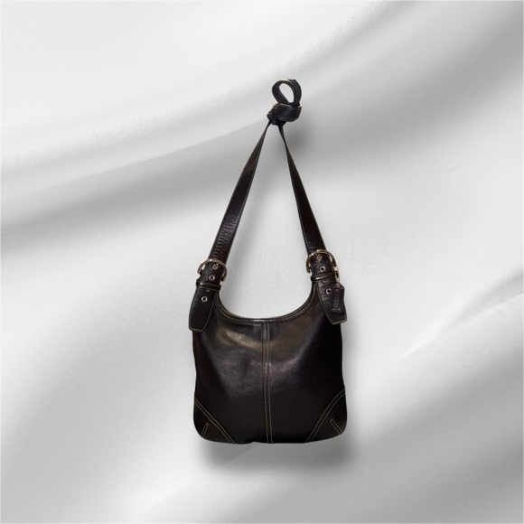 Coach Handbags - Coach Vintage (2003) Y2K Soho Slim Hippie Leather Crossbody NWOT W/COA